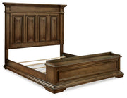 Frantanna Brown California King Panel Storage Bed - PCB949B9