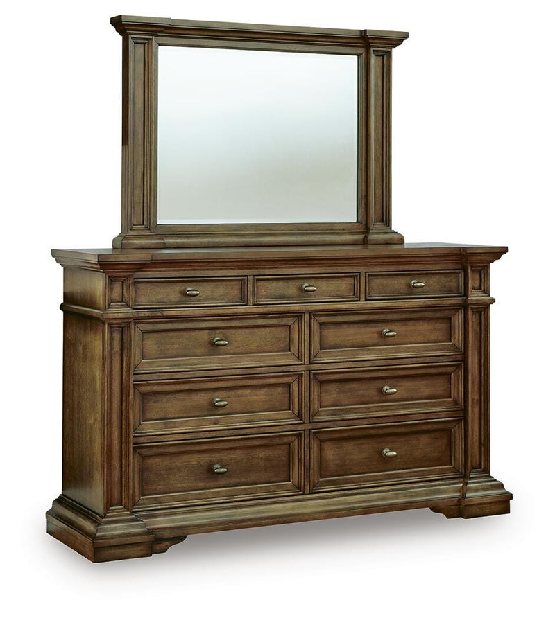 Frantanna Brown Dresser and Mirror - PCB949B1