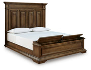 Frantanna Brown King Panel Storage Bed - PCB949B8
