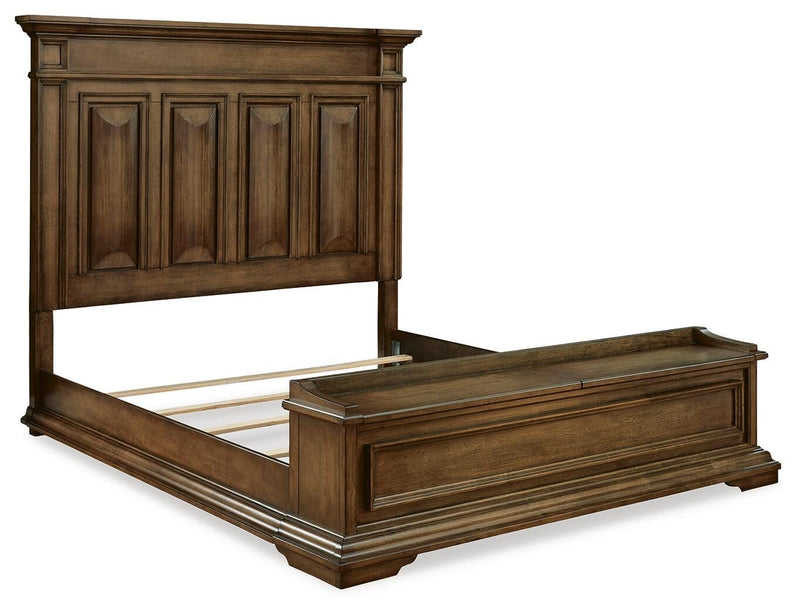 Frantanna Brown King Panel Storage Bed - PCB949B8