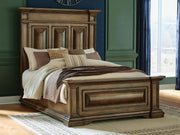 Frantanna Brown Queen Panel Bed - PCB949B2