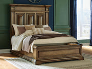 Frantanna Brown Queen Panel Storage Bed - PCB949B4