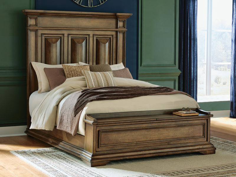 Frantanna Brown Queen Panel Storage Bed - PCB949B4