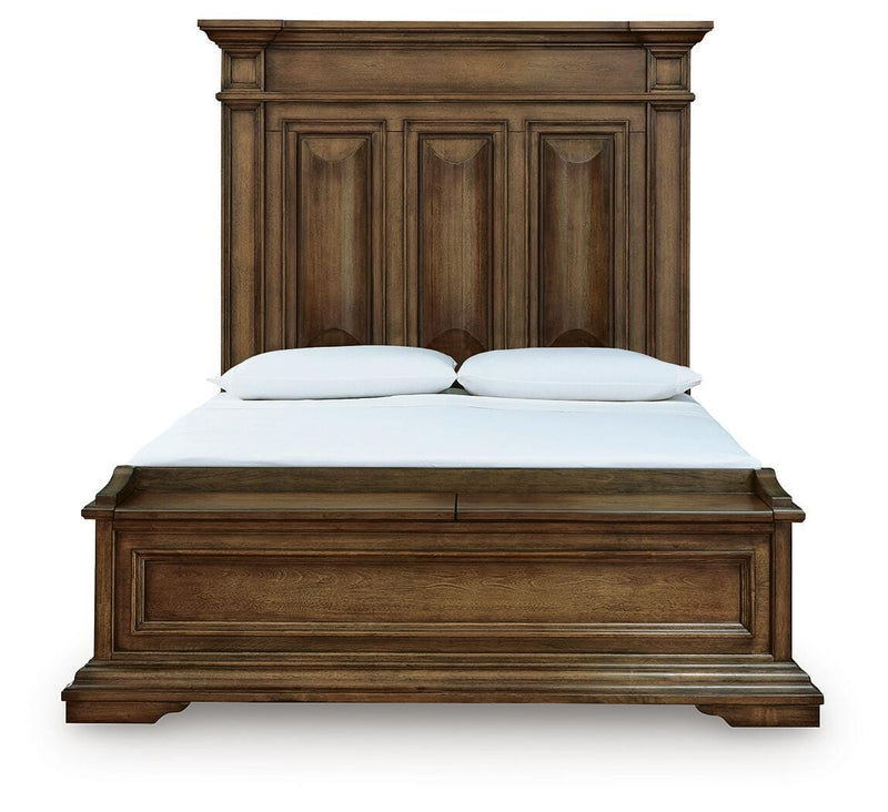 Frantanna Brown Queen Panel Storage Bed - PCB949B4