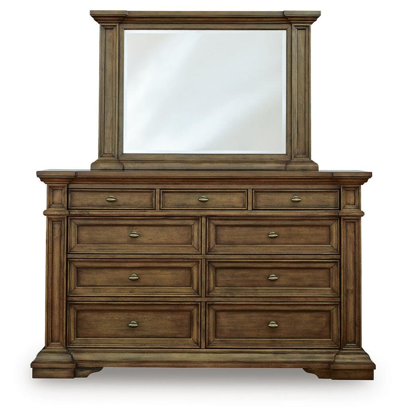 Frantanna Queen Panel Bed, Dresser and Mirror - PCB949B3