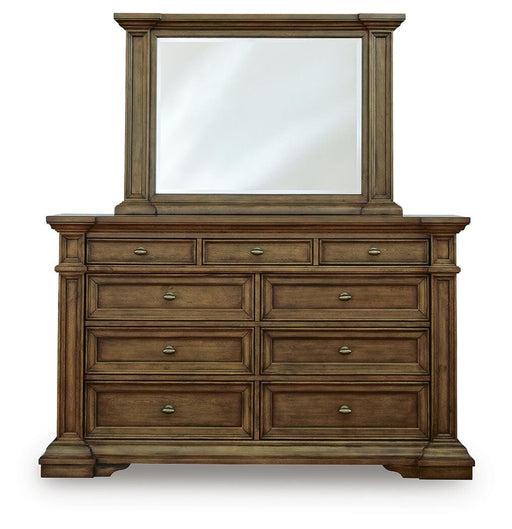 Frantanna Queen Panel Storage Bed, Dresser and Mirror - PCB949B5