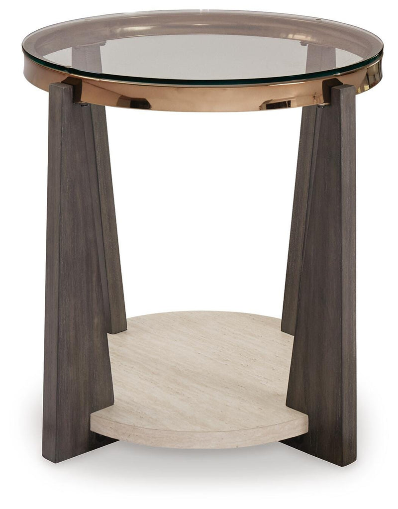 Frazwa Coffee Table with 1 End Table in Multi - PKG018492