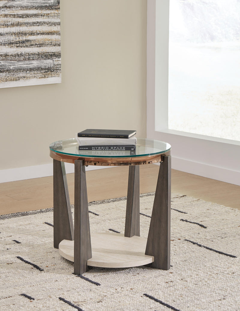 Frazwa Coffee Table with 1 End Table in Multi - PKG018492
