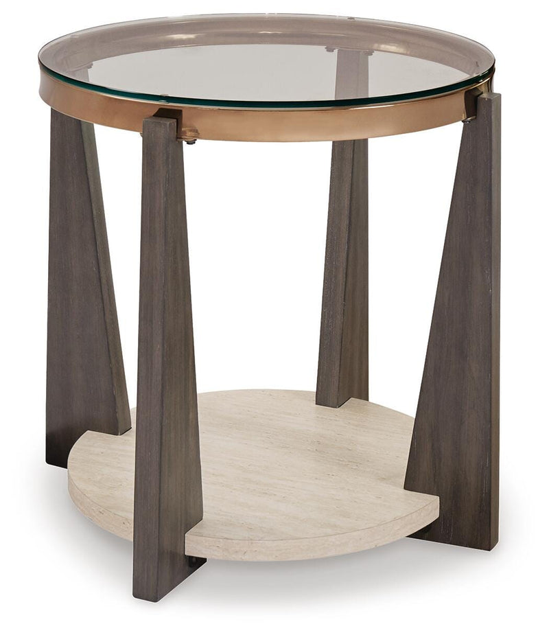 Frazwa Coffee Table with 1 End Table in Multi - PKG018492