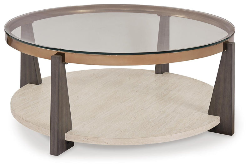 Frazwa Coffee Table with 1 End Table in Multi - PKG018492