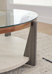 Frazwa Coffee Table with 1 End Table in Multi - PKG018492