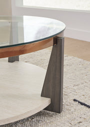 Frazwa Coffee Table with 2 End Tables in Multi - PKG018493