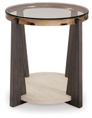 Frazwa Coffee Table with 2 End Tables in Multi - PKG018493