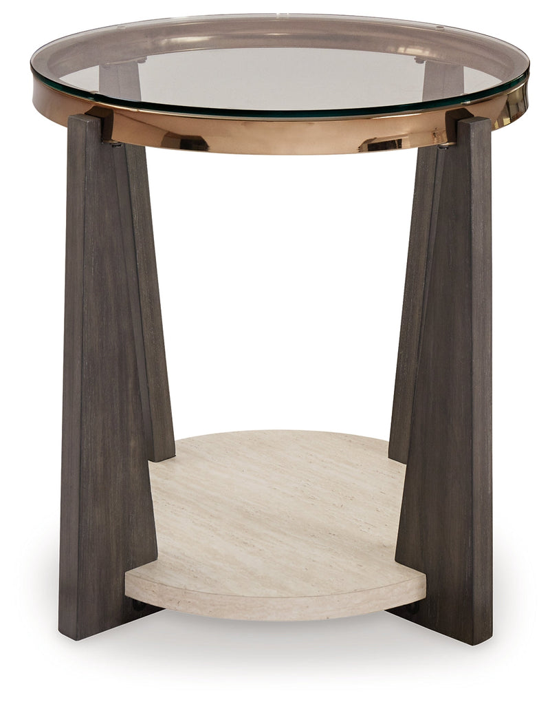 Frazwa Coffee Table with 2 End Tables in Multi - PKG018493
