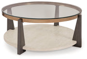 Frazwa Coffee Table with 2 End Tables in Multi - PKG018493