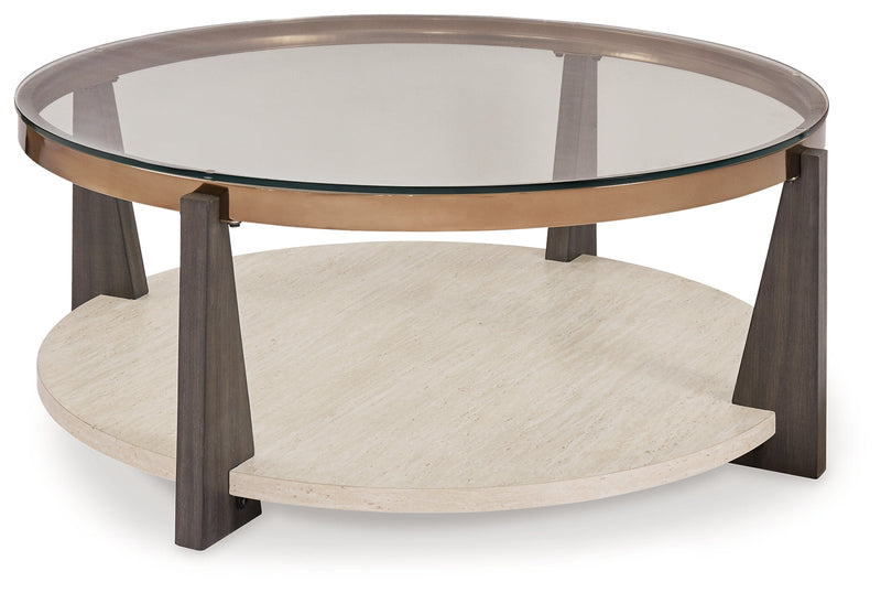 Frazwa Coffee Table with 2 End Tables in Multi - PKG018493
