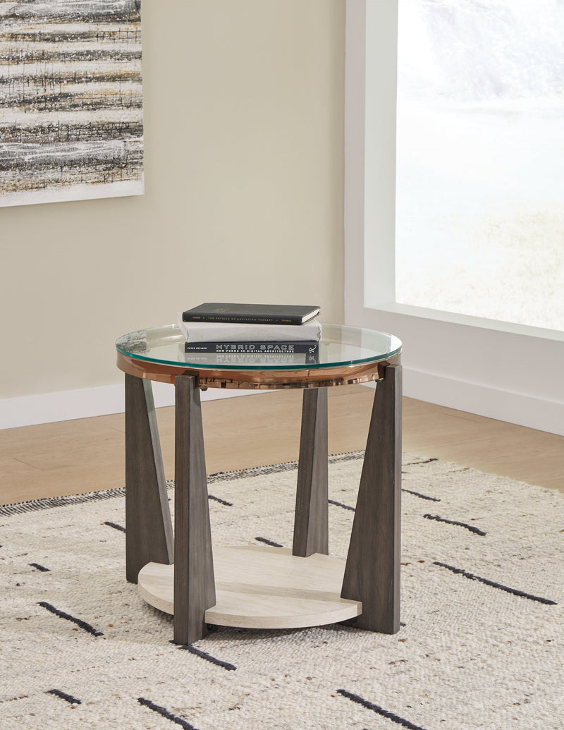 Frazwa Coffee Table with 2 End Tables in Multi - PKG018493