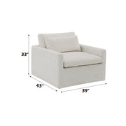 Frederick SWIVEL CHAIR W/PILLOW - AC03142