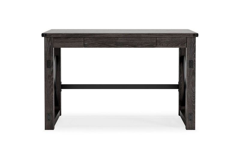 Freedan Grayish Brown 48" Home Office Desk - Gate FurnitureOffice Desks