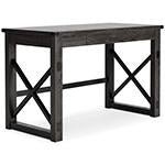 Freedan Grayish Brown 48" Home Office Desk - Gate FurnitureOffice Desks