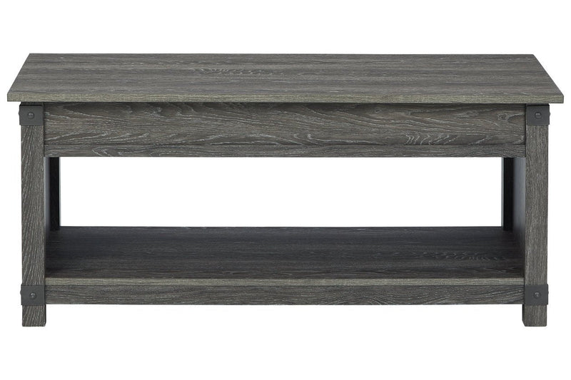 Freedan Grayish Brown Lift - Top Coffee Table - Gate FurnitureCoffee Table