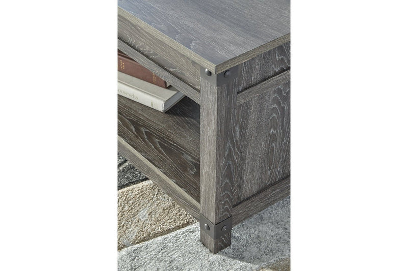 Freedan Grayish Brown Lift - Top Coffee Table - Gate FurnitureCoffee Table