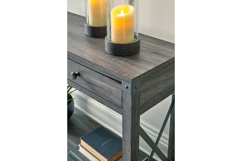 Freedan Grayish Brown Sofa/Console Table - Gate FurnitureSofa Table