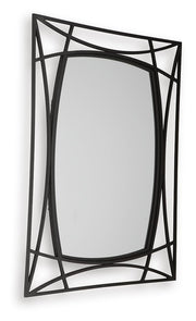 Freenville Black Accent Mirror - A8010408