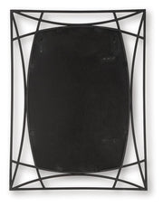 Freenville Black Accent Mirror - A8010408
