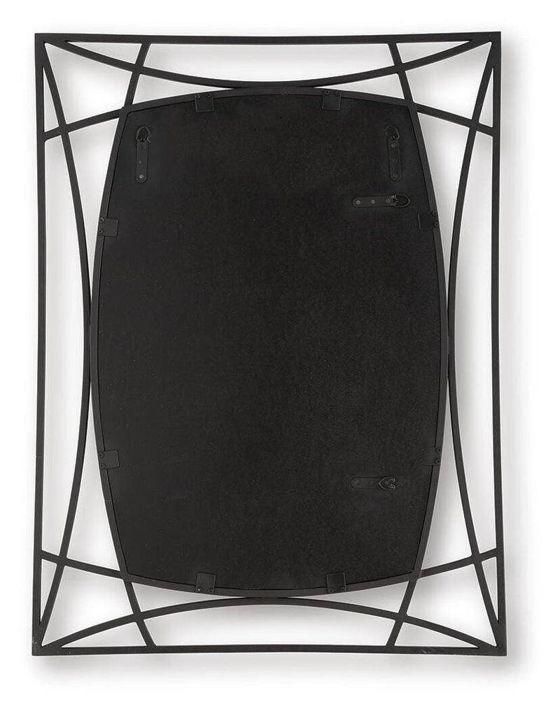 Freenville Black Accent Mirror - A8010408