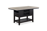 Frey Black/Gray Counter Height Dining Set - Gate FurnitureCounter Height Set