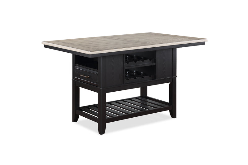 Frey Black/Gray Counter Height Dining Set - Gate FurnitureCounter Height Set