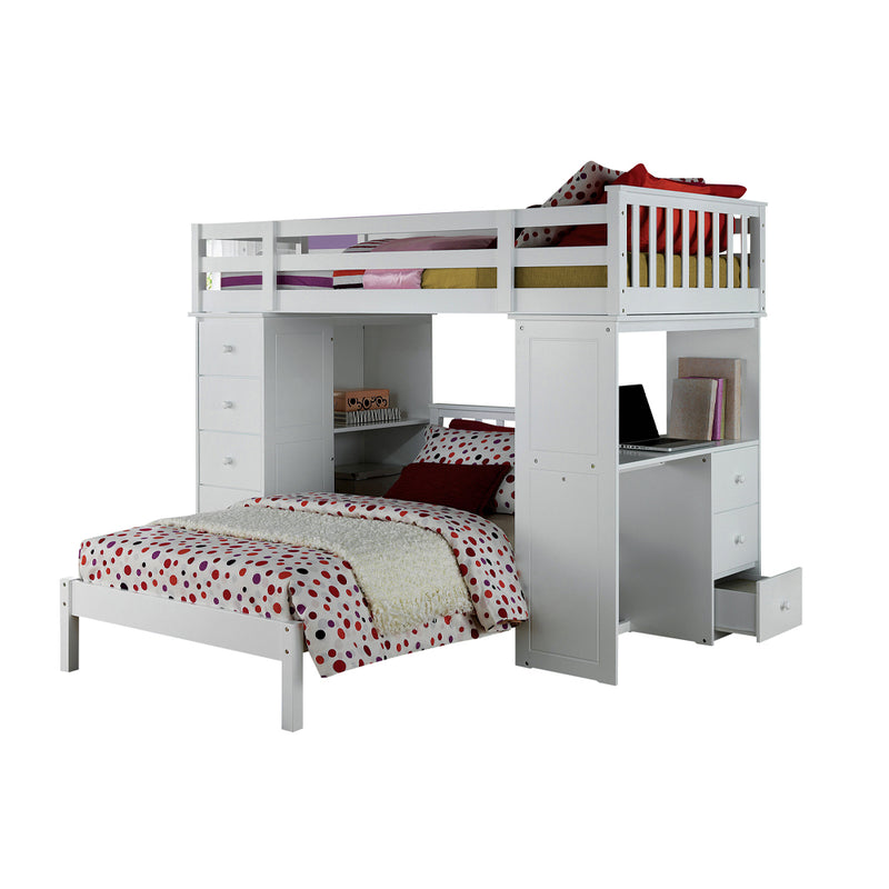 Freya Twin Loft Bed W/Storage - 37145