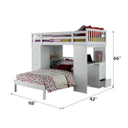 Freya Twin Loft Bed W/Storage - 37145