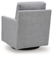 Freybourne Next-Gen Nuvella Pewter Swivel Accent Chair - A3000737
