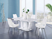 Fritch White Dining Room Set - Gate FurnitureDining Room Set