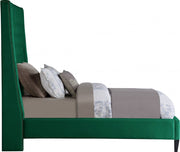 Fritz Velvet Twin Bed Green - Gate FurnitureTwin Bed