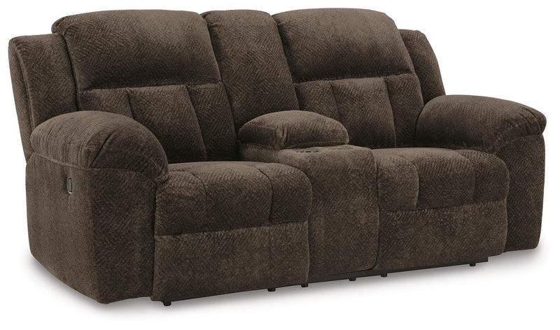 Frohn Chocolate Reclining Loveseat and Recliner - 37407U3