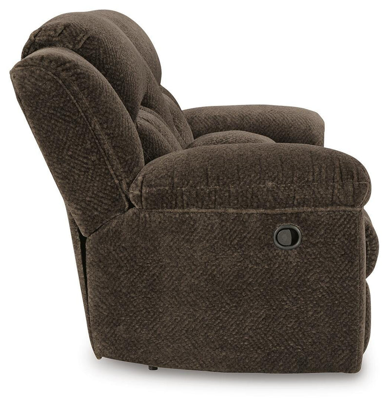 Frohn Chocolate Reclining Loveseat and Recliner - 37407U3