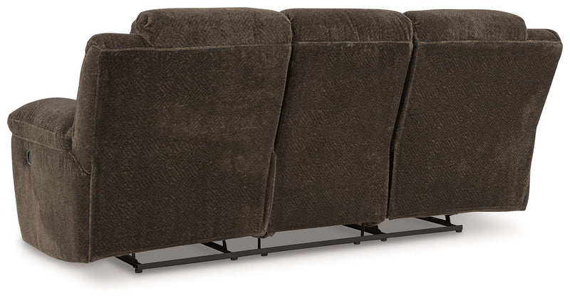 Frohn Chocolate Reclining Sofa - 3740788