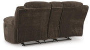 Frohn Chocolate Reclining Sofa and Loveseat - 37407U1