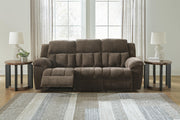 Frohn Chocolate Reclining Sofa and Loveseat - 37407U1