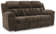 Frohn Chocolate Reclining Sofa and Loveseat - 37407U1