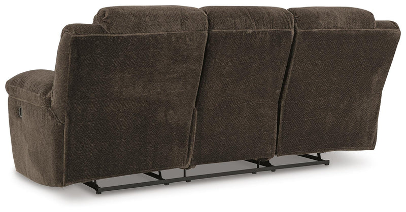 Frohn Chocolate Reclining Sofa and Loveseat - 37407U1