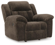 Frohn Chocolate Reclining Sofa and Recliner - 37407U2