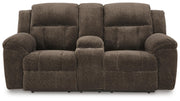 Frohn Chocolate Reclining Sofa, Loveseat and Recliner - 37407U4