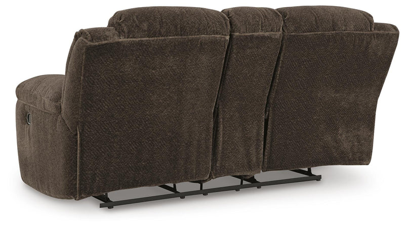 Frohn Chocolate Reclining Sofa, Loveseat and Recliner - 37407U4