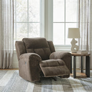 Frohn Chocolate Reclining Sofa, Loveseat and Recliner - 37407U4