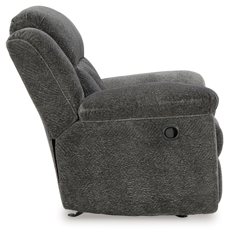 Frohn Graphite Recliner - 3740625