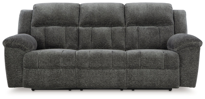 Frohn Graphite Reclining Sofa - 3740688